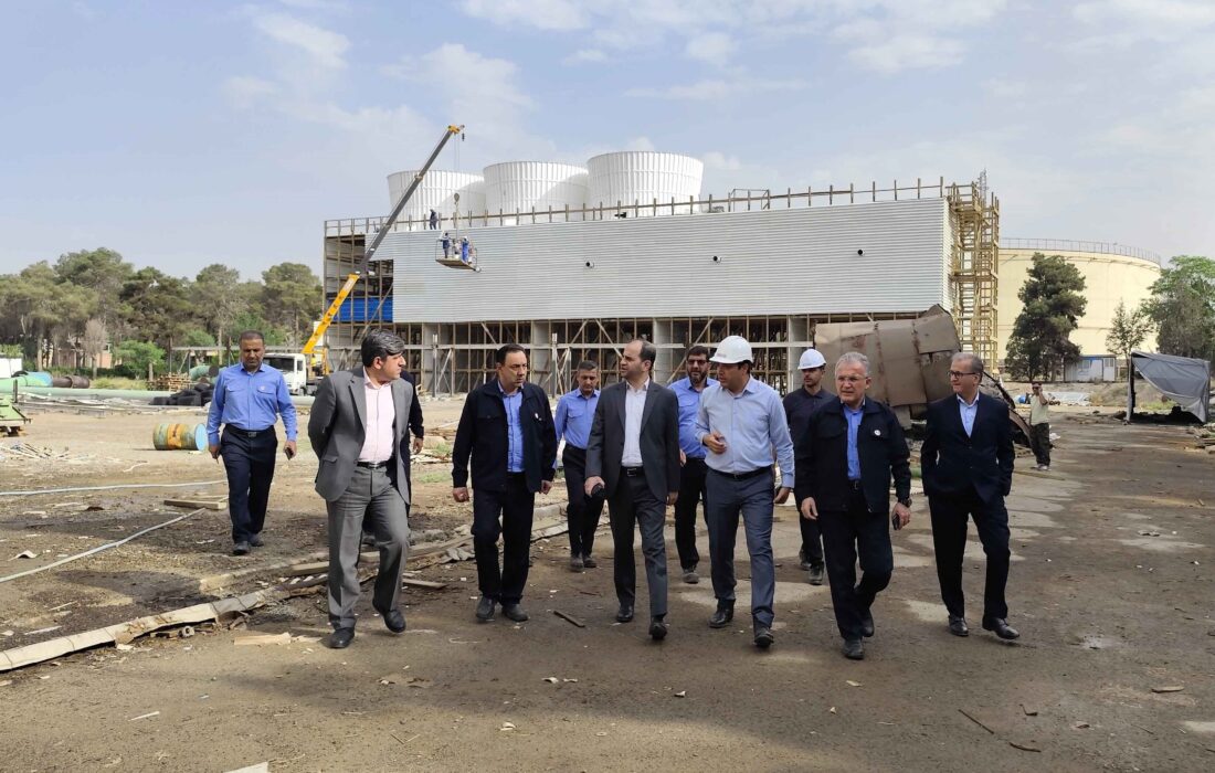 نوسازی و بازسازی برج‌های خنک‌کن نیروگاه بعثت برای پیک تابستان